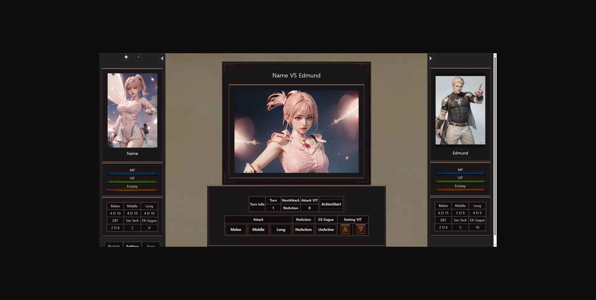 HTML Abandoned Urban Magic Maidens [v0.1.1] [Ya-Games] | Free Adult Games