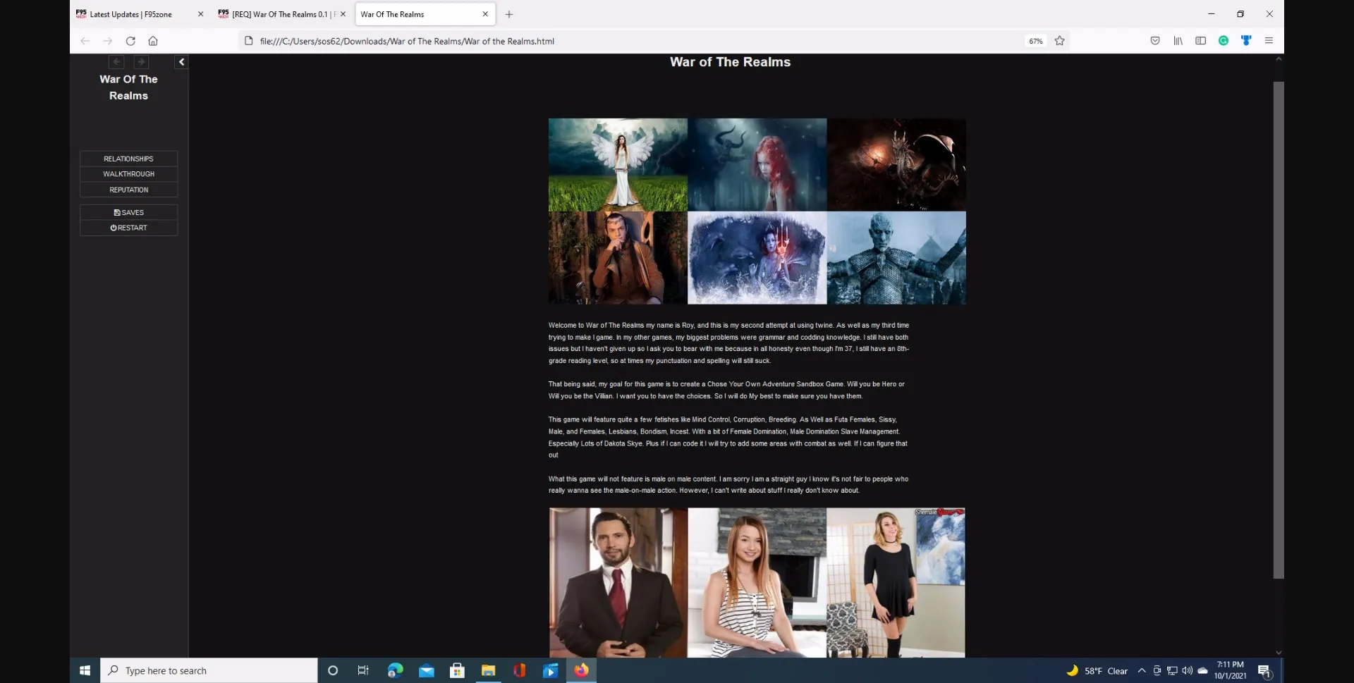 HTML Abandoned War of the Realms [v2022-04-30] [AJLee7385] | Free Adult Games