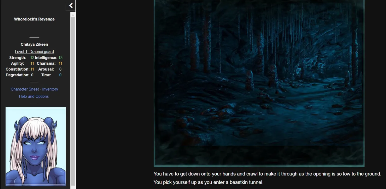 HTML Abandoned Whorelock's Revenge  Twine [v0.331] [Bedlamgames] | Free Adult Games