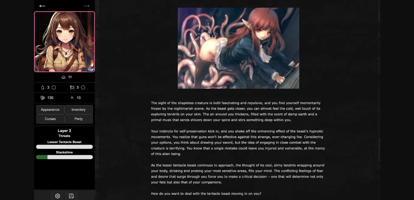 HTML Abyss Diver Interactive [v1.3.1d] [FloricSpacer] | Free Adult Games