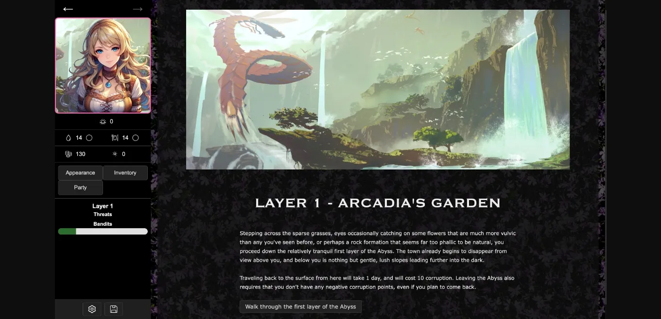 HTML Abyss Diver Interactive [v1.3.1d] [FloricSpacer] | Free Adult Games