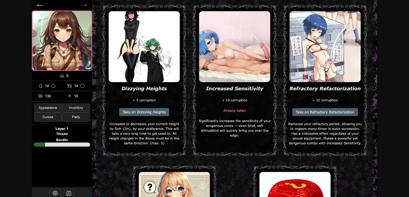 HTML Abyss Diver Interactive [v1.3.1d] [FloricSpacer] | Free Adult Games