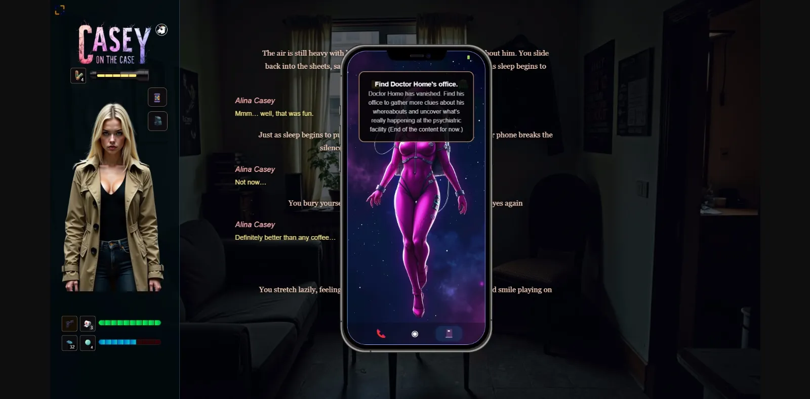 HTML Casey on the Case [Demo] [Rustlerman] | Free Adult Games