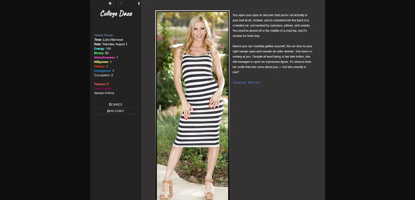 HTML College Daze [v0.540b] [G28] | Free Adult Games
