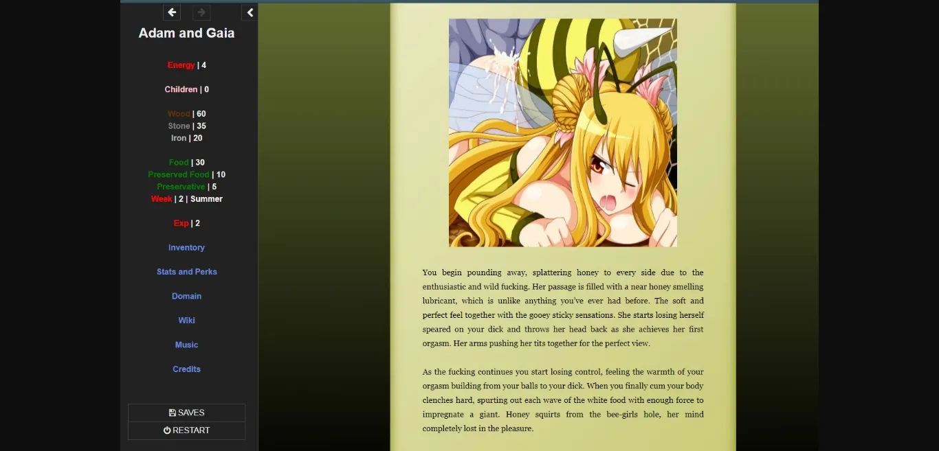 HTML Completed Adam and Gaia [v3.2] [Faldir] | Free Adult Games