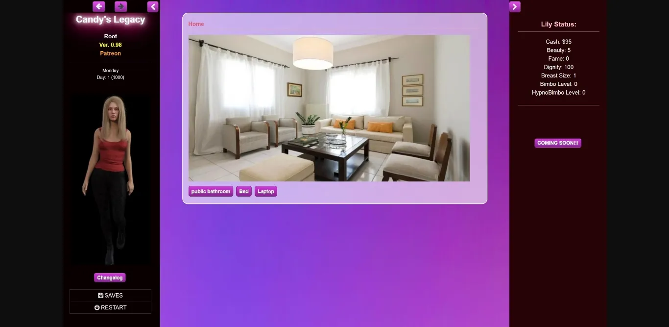 HTML Completed Candy's Legacy [v1.48] [root] | Free Adult Games