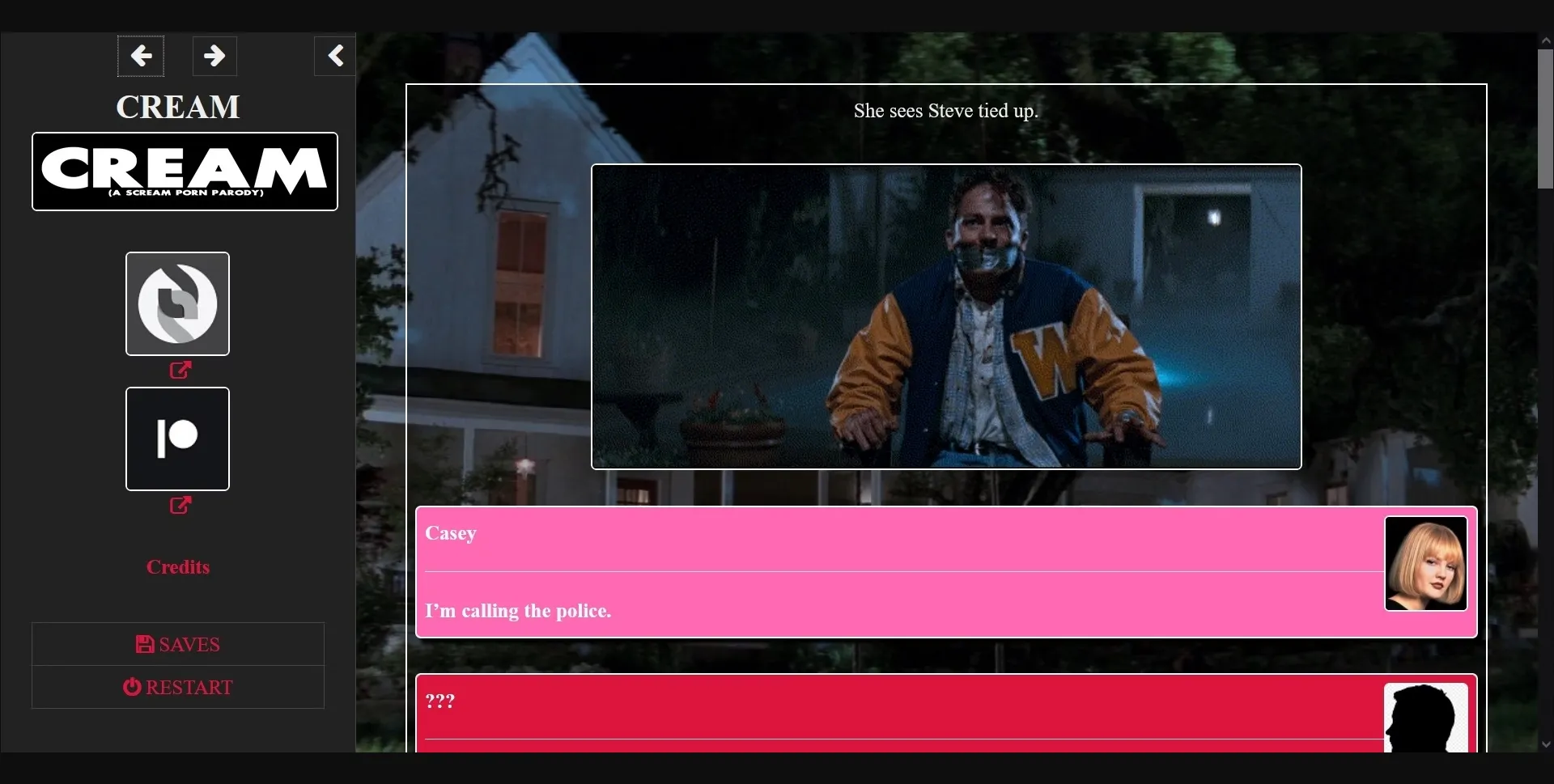 HTML Completed Cream - A Scream Porn Parody [Final] [Amai Otoko] | Free Adult Games