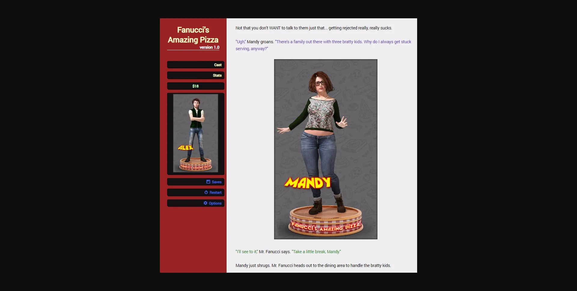 HTML Completed Fanucci's Amazing Pizza [v1.0] [Davie Zwei] | Free Adult Games