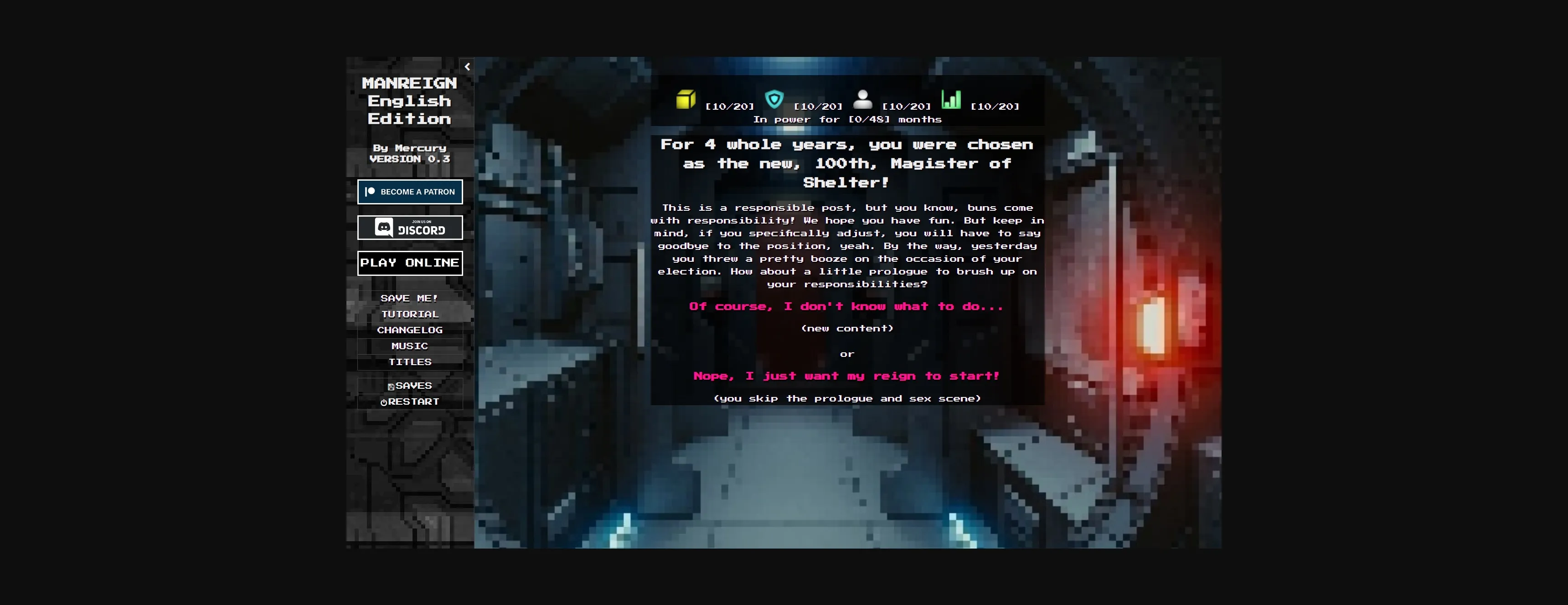 HTML Completed Manreign [v1.0] [MercuryDev] | Free Adult Games