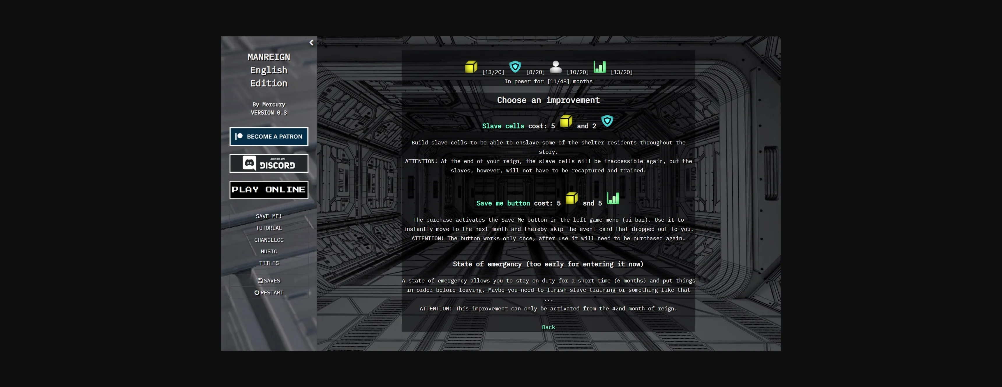 HTML Completed Manreign [v1.0] [MercuryDev] | Free Adult Games