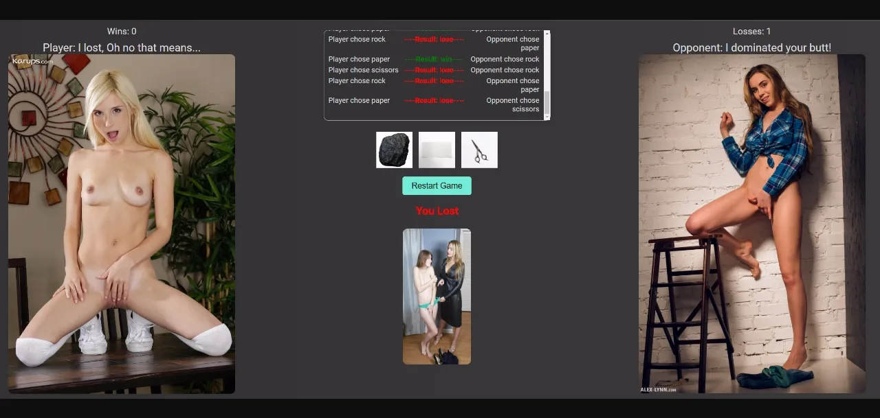 HTML Completed Rock Paper Scissors [v1.4 Final] [Legion1986] | Free Adult Games