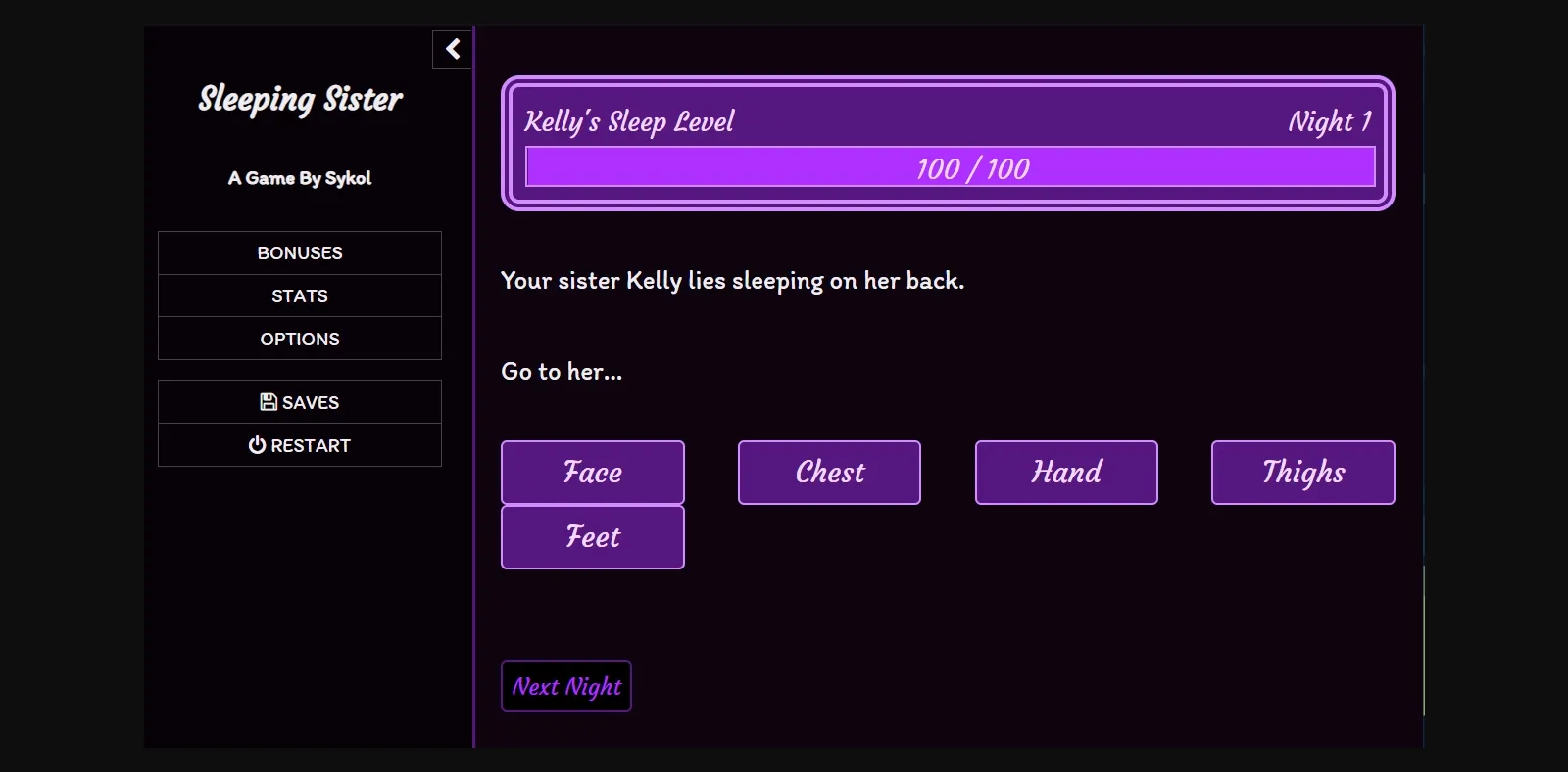 HTML Completed Sleeping Sister [Final] [Sykol] | Free Adult Games