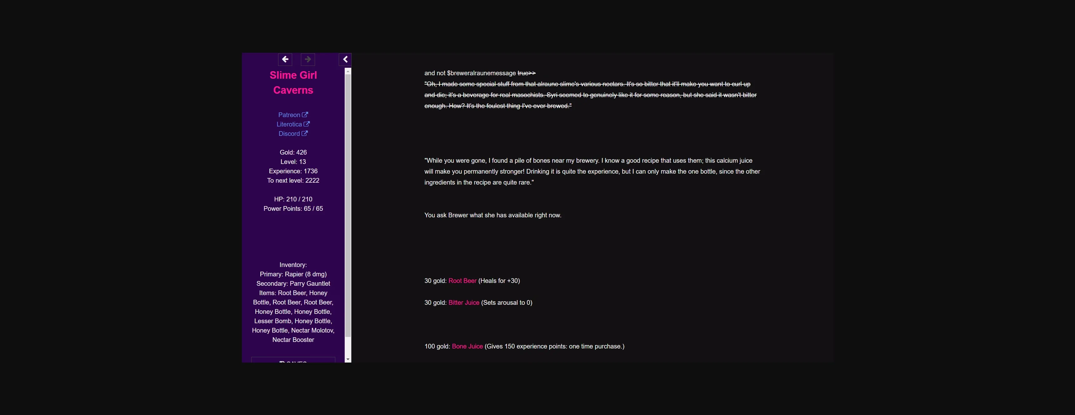 HTML Completed Slime Girl Caverns [v1.2.4] [Elizzyviolet] | Free Adult Games