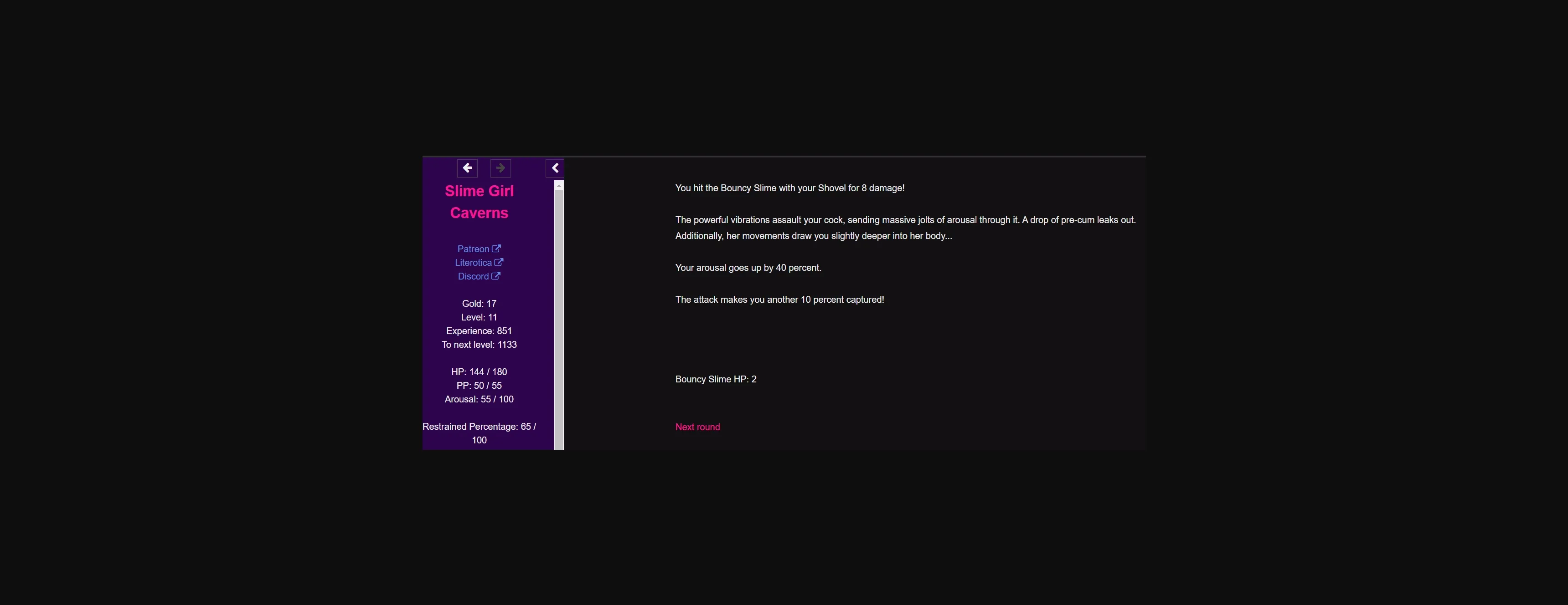 HTML Completed Slime Girl Caverns [v1.2.4] [Elizzyviolet] | Free Adult Games