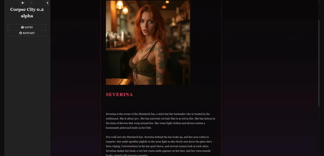 HTML Corpse City [v0.2.1 Alpha] [SilkSpice] | Free Adult Games