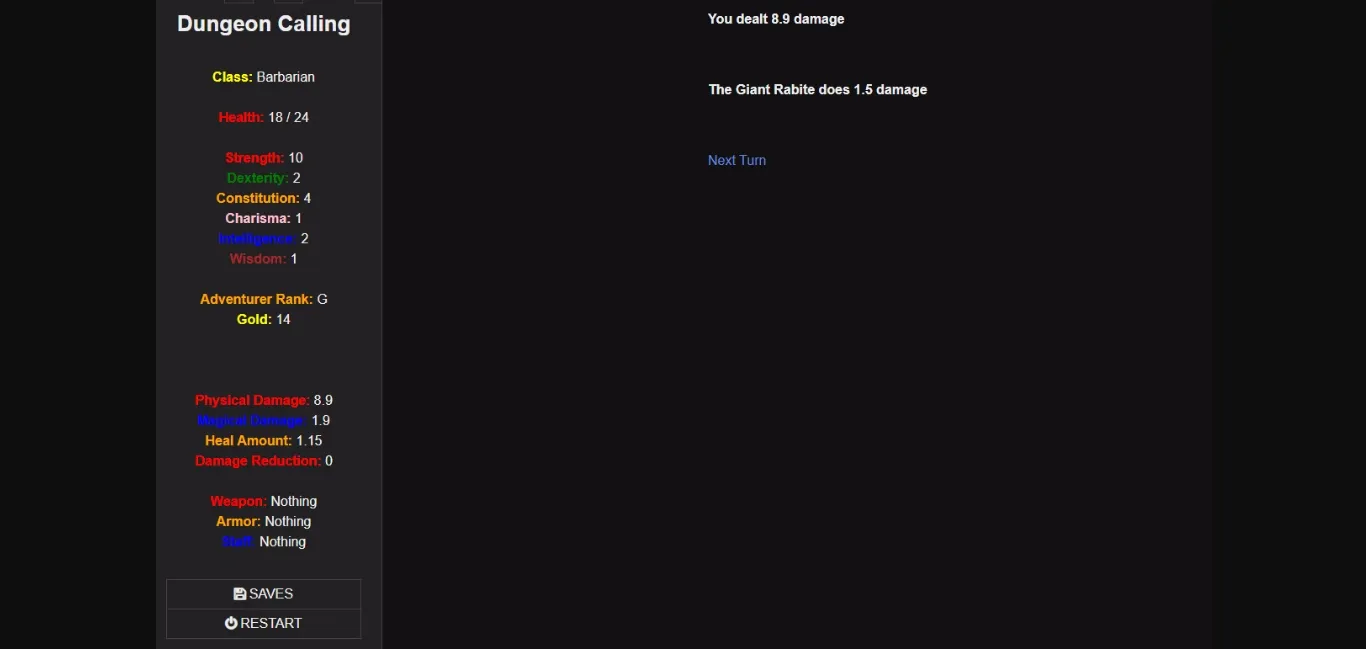HTML Dungeon Calling [v0.1] [Sawwas] | Free Adult Games