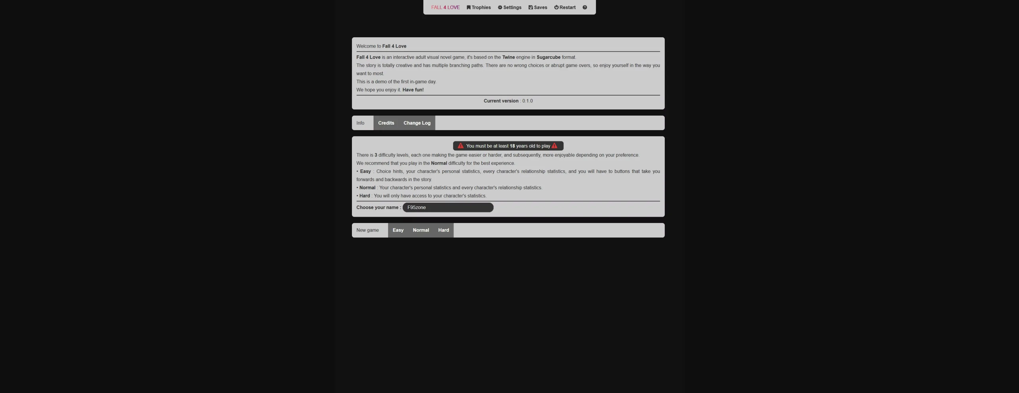 HTML Fall 4 Love [v0.2.9] [F4L] | Free Adult Games