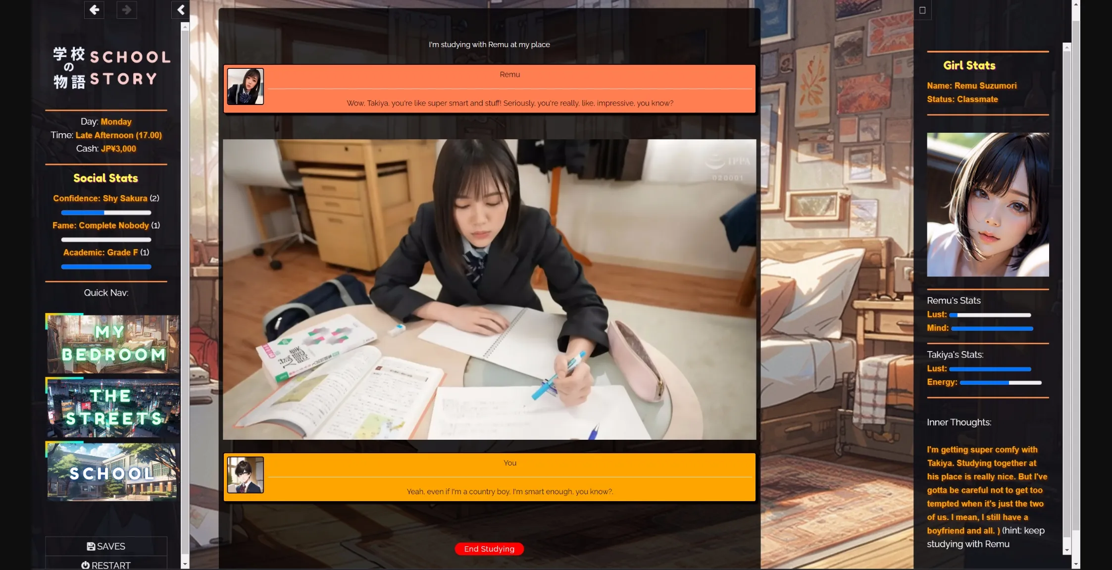 HTML Gakko No Monogatari - School Story [v0.18a] [CorpoLife_dev] | Free Adult Games