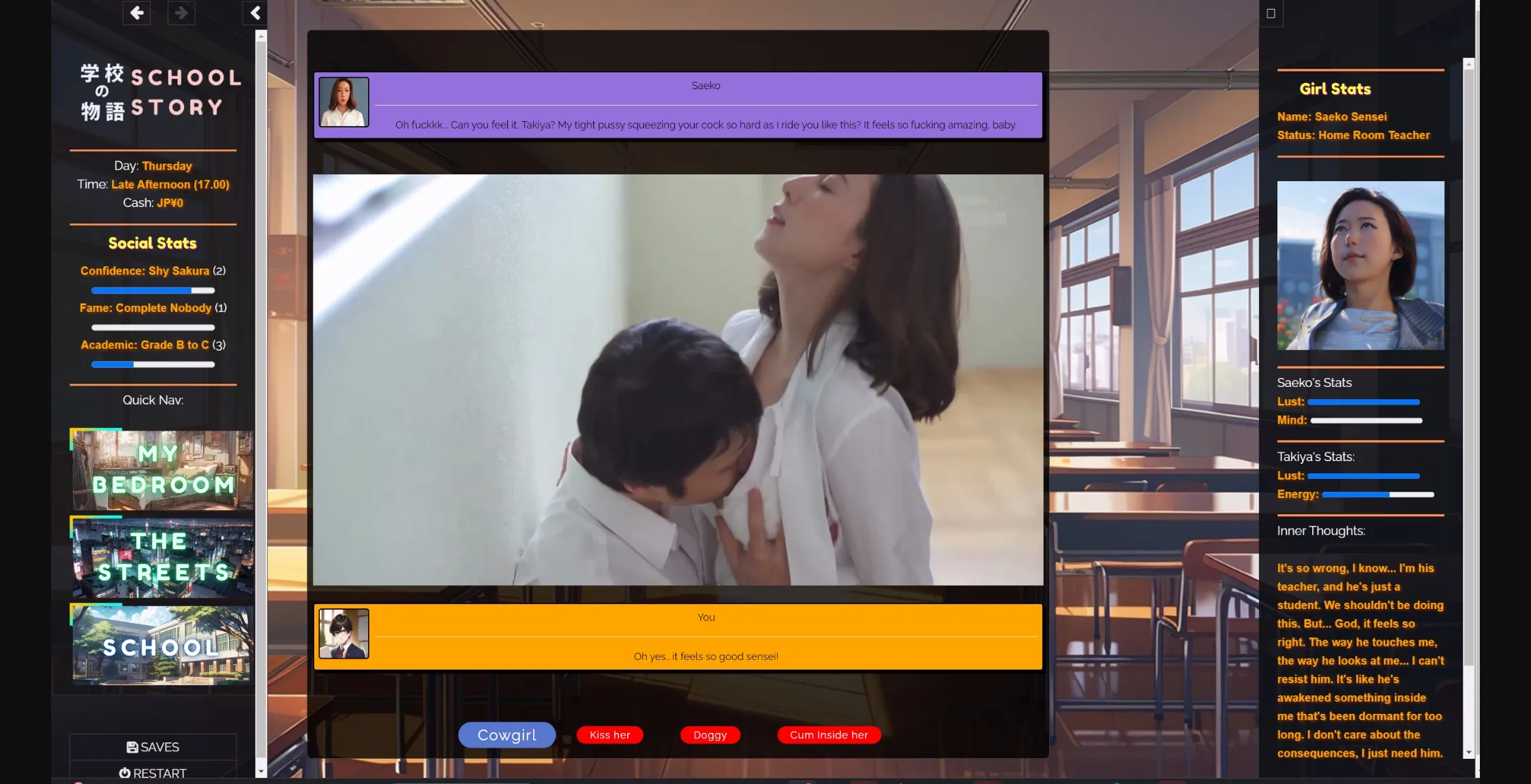 HTML Gakko No Monogatari - School Story [v0.18a] [CorpoLife_dev] | Free Adult Games