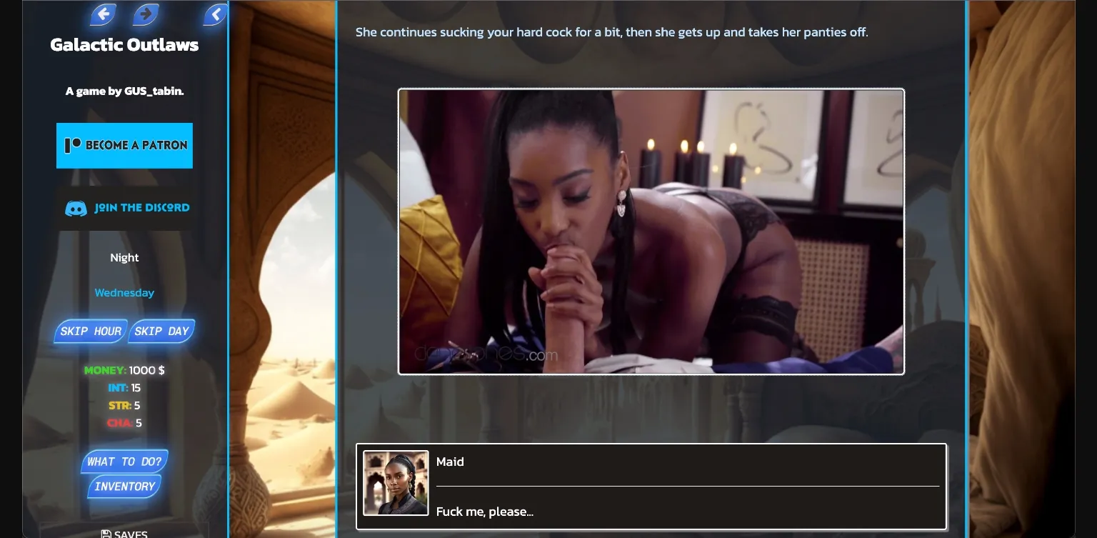 HTML Galactic Outlaws [v0.6] [GUS] | Free Adult Games