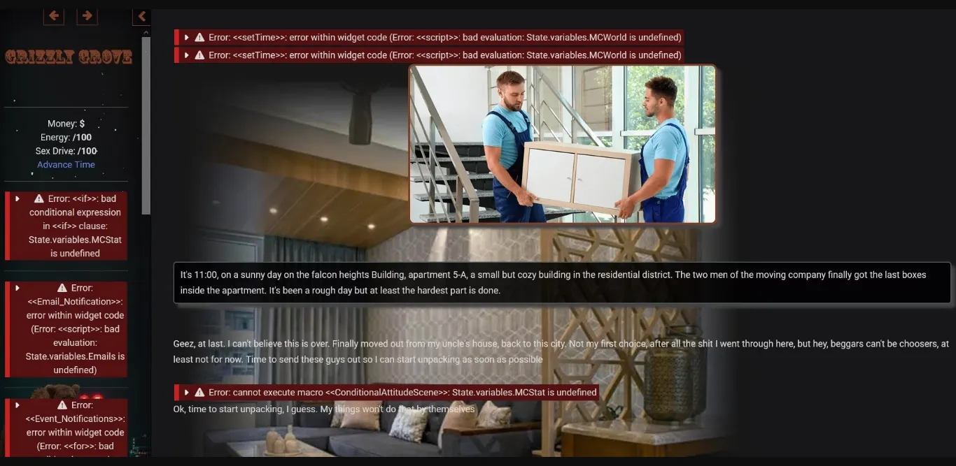 HTML Grizzly Grove [v0.26] [Rafster] | Free Adult Games