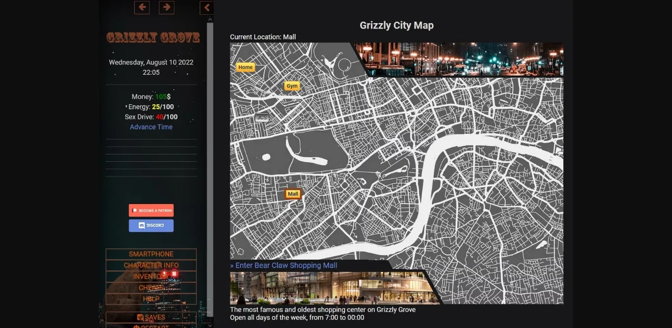 HTML Grizzly Grove [v0.26] [Rafster] | Free Adult Games
