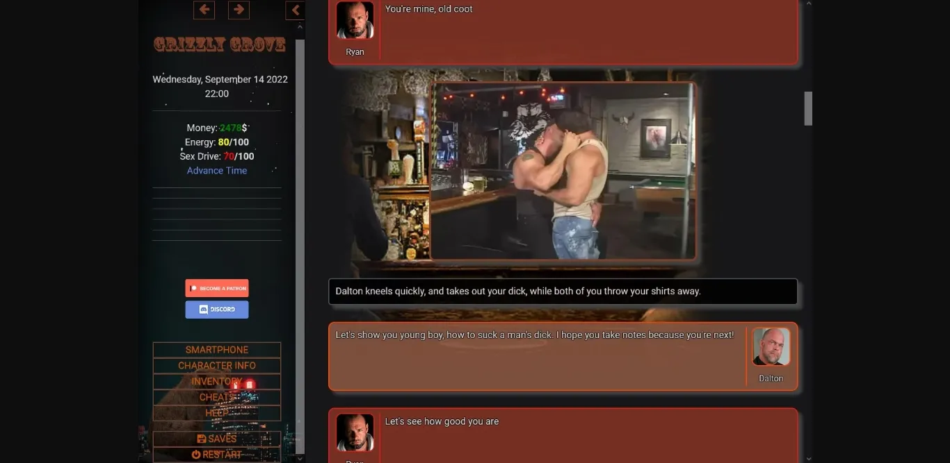 HTML Grizzly Grove [v0.26] [Rafster] | Free Adult Games