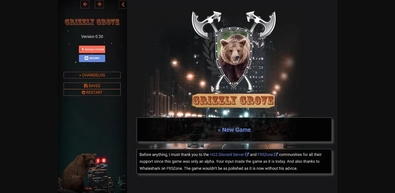HTML Grizzly Grove [v0.26] [Rafster] | Free Adult Games