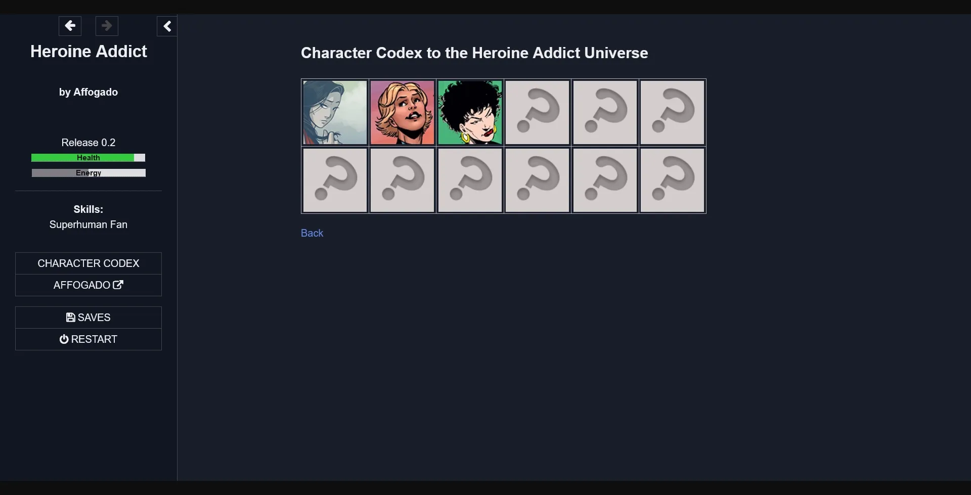 HTML Heroine Addict [v0.3.1] [Affogado] | Free Adult Games