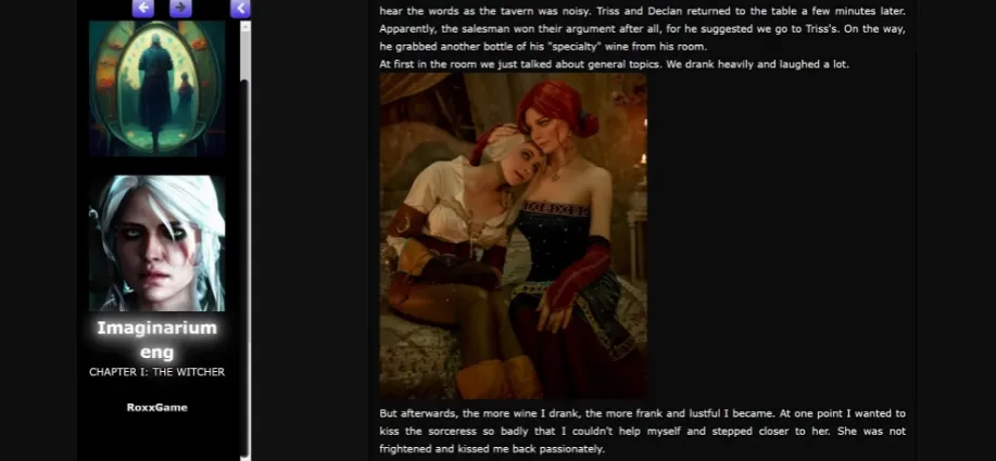 HTML Imaginarium. Chapter I  The Witcher + Chapter II  Hogwarts [Ch.1 + 2 v2.3] [RoxxGame] | Free Adult Games