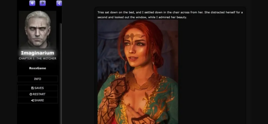 HTML Imaginarium. Chapter I  The Witcher + Chapter II  Hogwarts [Ch.1 + 2 v2.3] [RoxxGame] | Free Adult Games