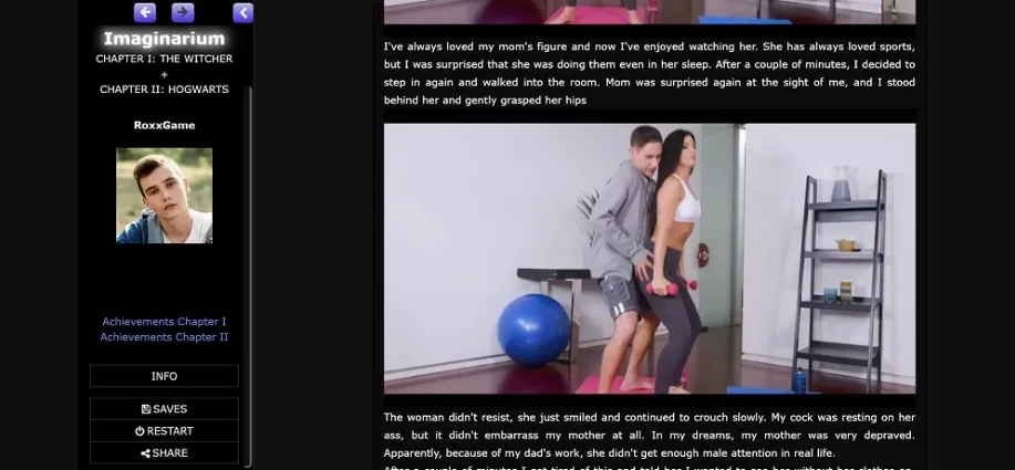 HTML Imaginarium. Chapter I  The Witcher + Chapter II  Hogwarts [Ch.1 + 2 v2.3] [RoxxGame] | Free Adult Games