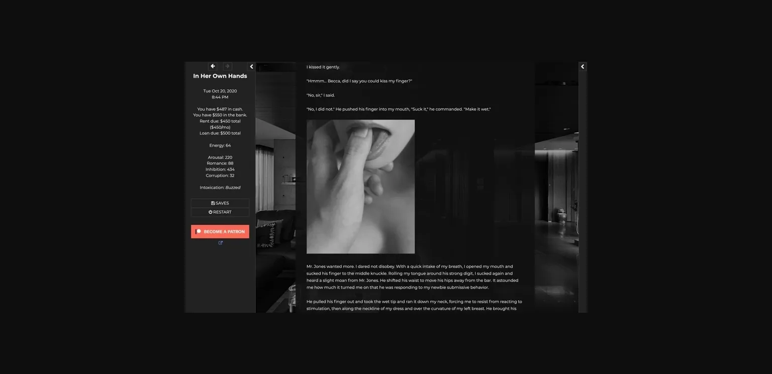 HTML In Her Own Hands [v0.8.2c] [Surprise & Delight Media] | Free Adult Games