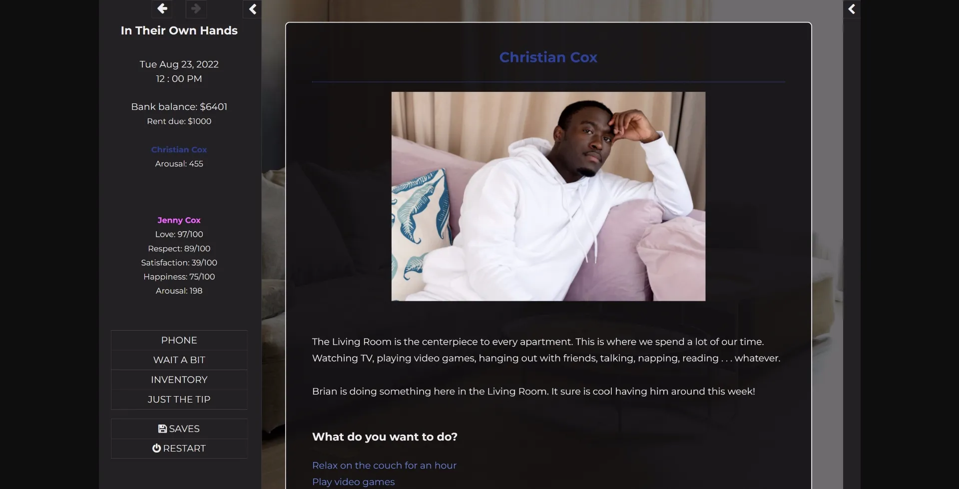 HTML In Their Own Hands [v0.1.4] [Surprise & Delight Media] | Free Adult Games