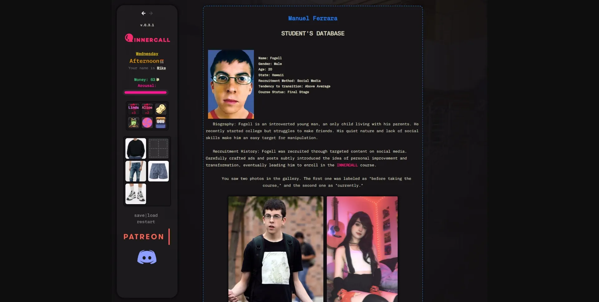 HTML Innercall [v0.3.1 Public] [Cerbee] | Free Adult Games