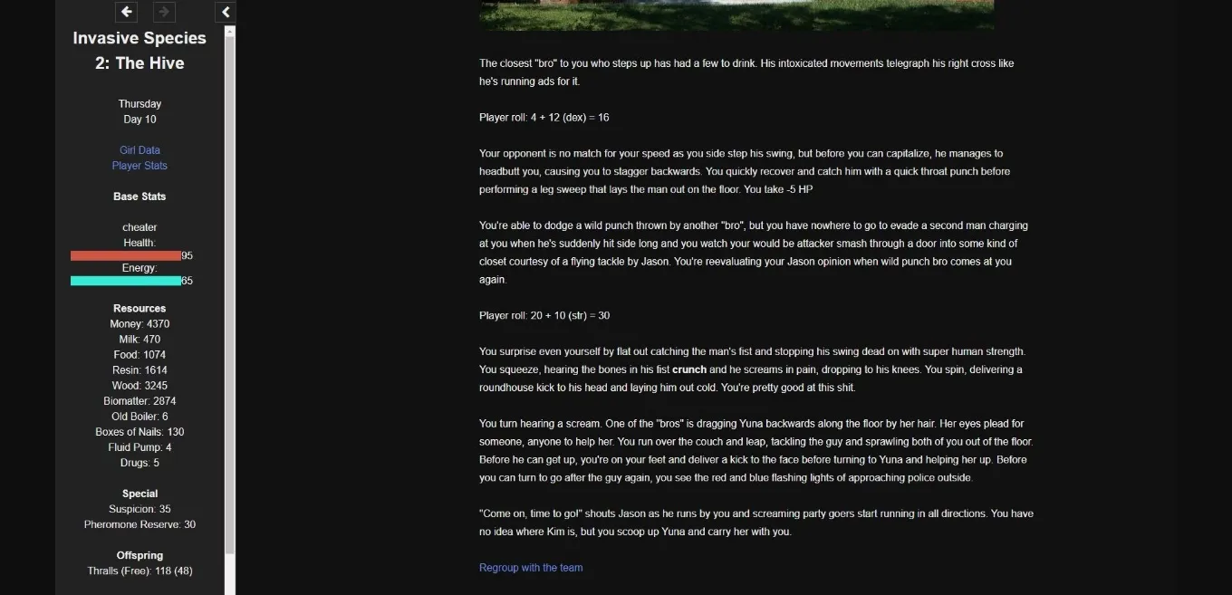 HTML Invasive Species 2  The Hive [v0.2.9.4] [ArmyofRobots] | Free Adult Games