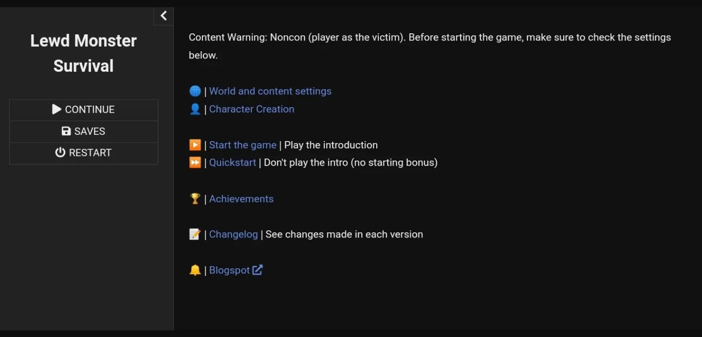HTML Lewd Monster Survival [v0.0.3] [MeiMeei] | Free Adult Games