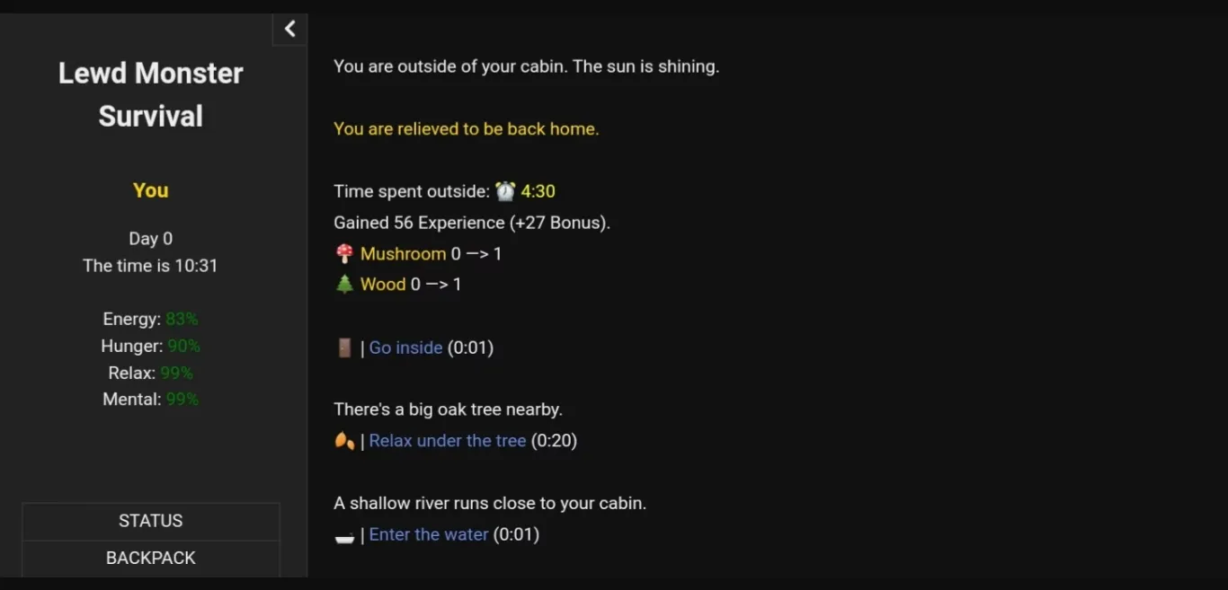 HTML Lewd Monster Survival [v0.0.3] [MeiMeei] | Free Adult Games