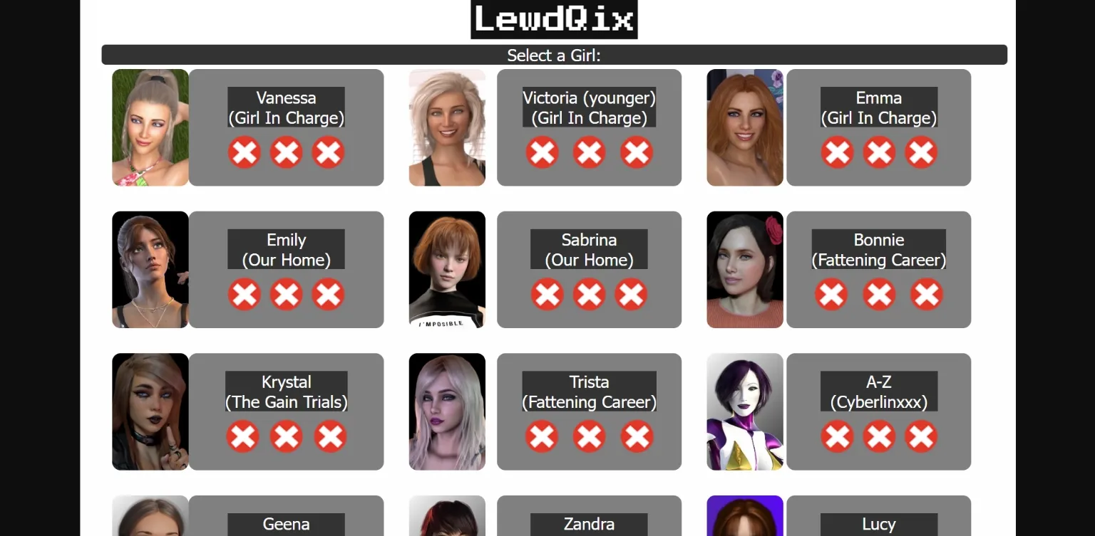 HTML LewdQix [v0.33] [GrimaGrima] | Free Adult Games