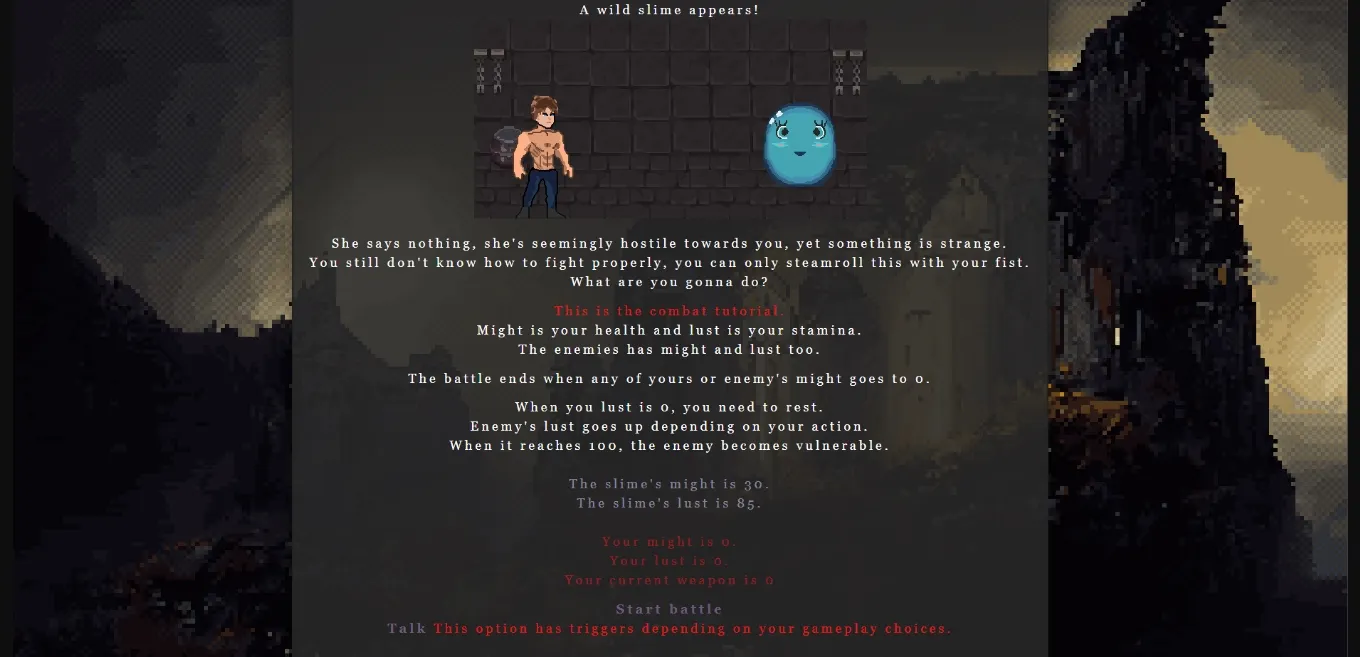 HTML Lust and Might  Tower Of Eroklias [Ch. 2 v0.10] [Gallantian] | Free Adult Games