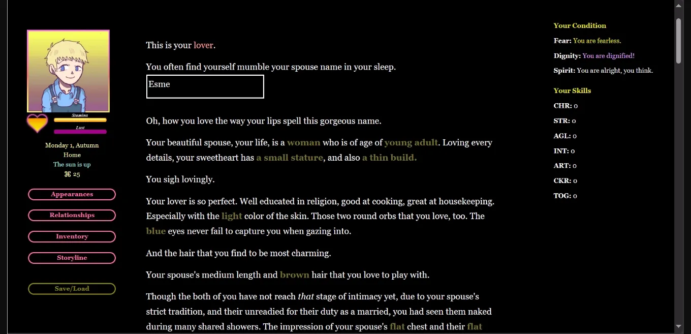 HTML Merely a Menial [v0.2.1] [not really real] | Free Adult Games