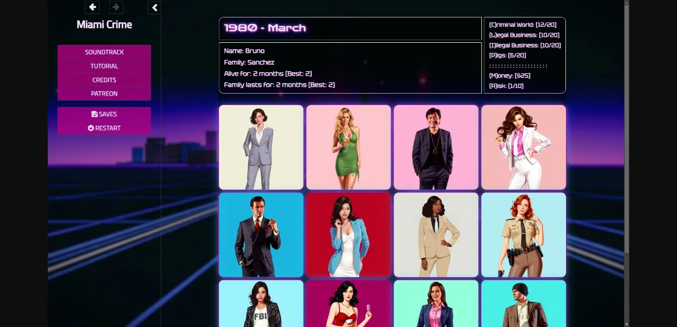 HTML Miami Crime [v0.83.1] [MercuryDev] | Free Adult Games