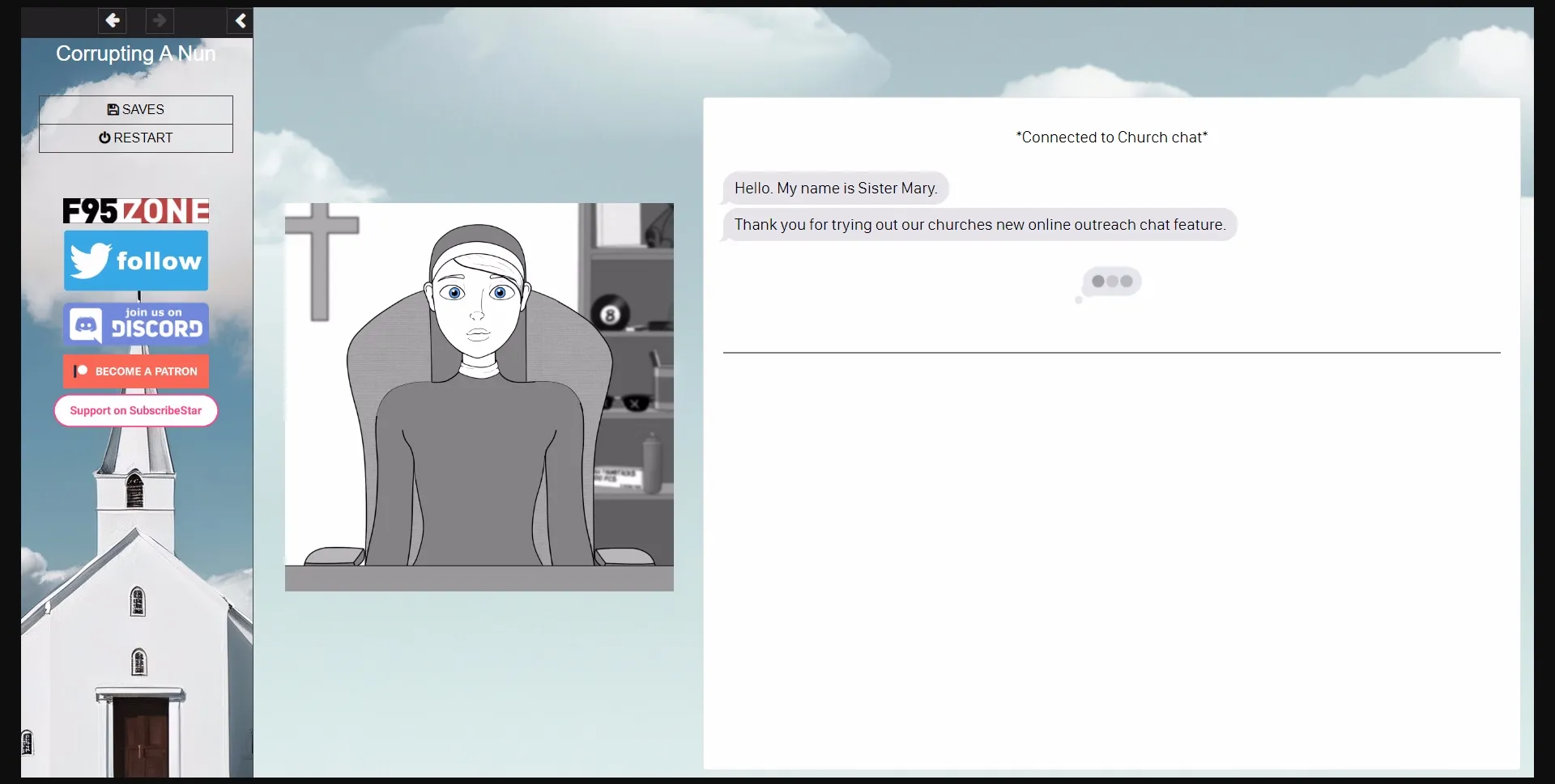 HTML Onhold Corrupting a Nun [v0.08b] [Sinaxxr] | Free Adult Games