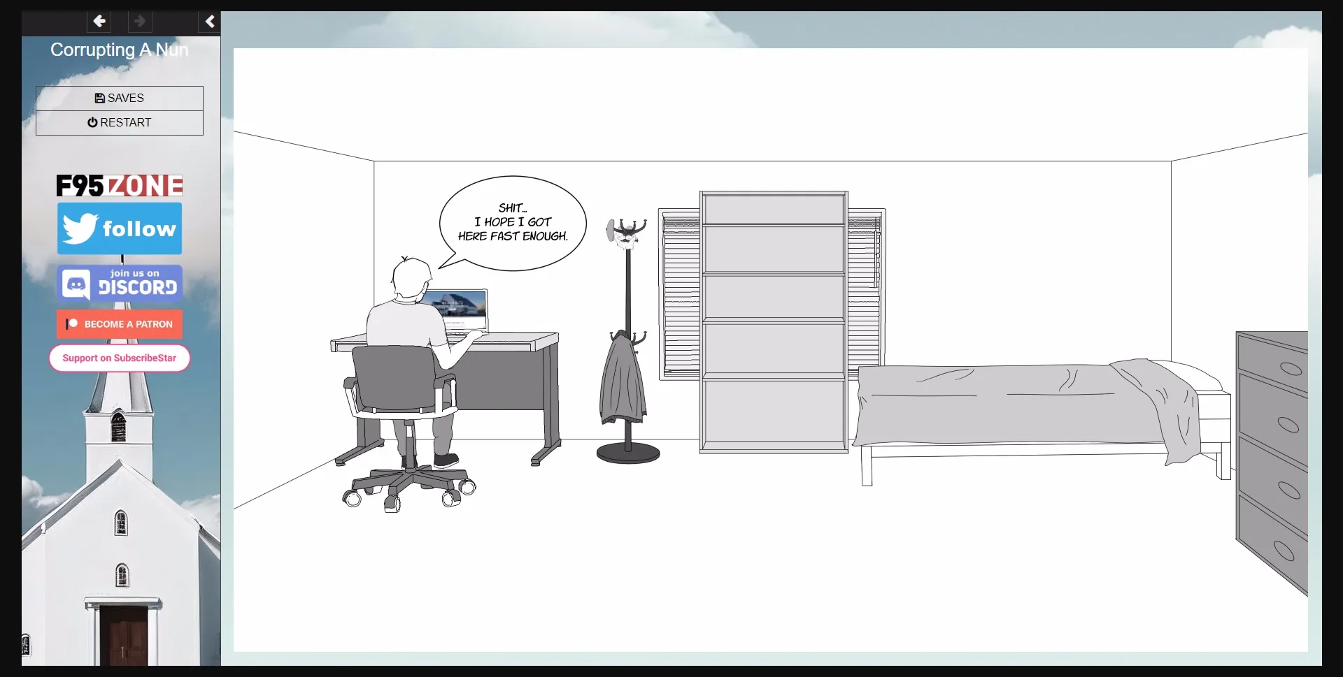 HTML Onhold Corrupting a Nun [v0.08b] [Sinaxxr] | Free Adult Games