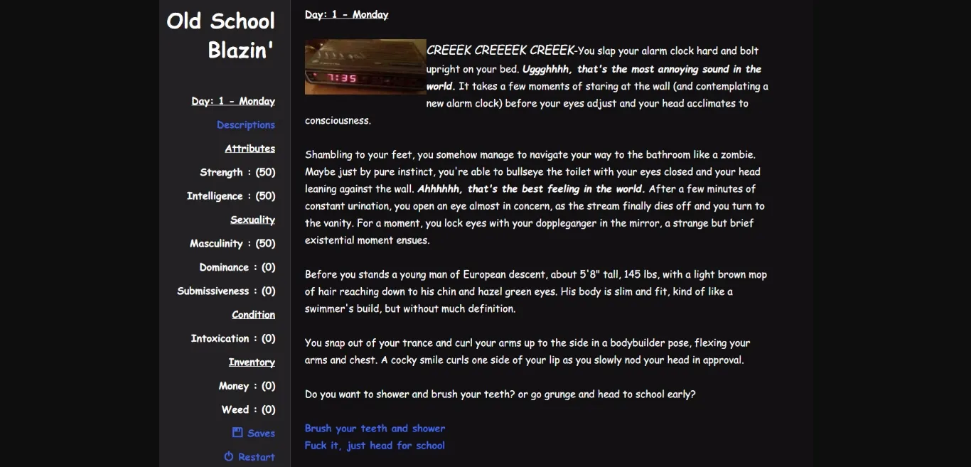 HTML Onhold Old School Blazin' [v0.6.6] [ikkabod] | Free Adult Games