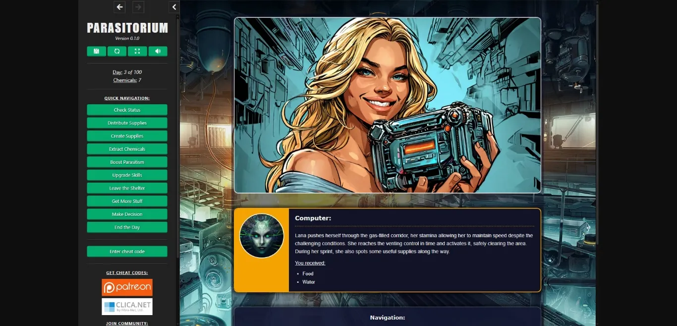 HTML Parasitorium [v0.1.0] [SupremeAI] | Free Adult Games