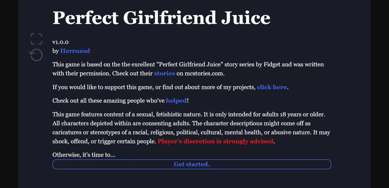 HTML Perfect Girlfriend Juice [v1.0.0] [Herrozod] | Free Adult Games