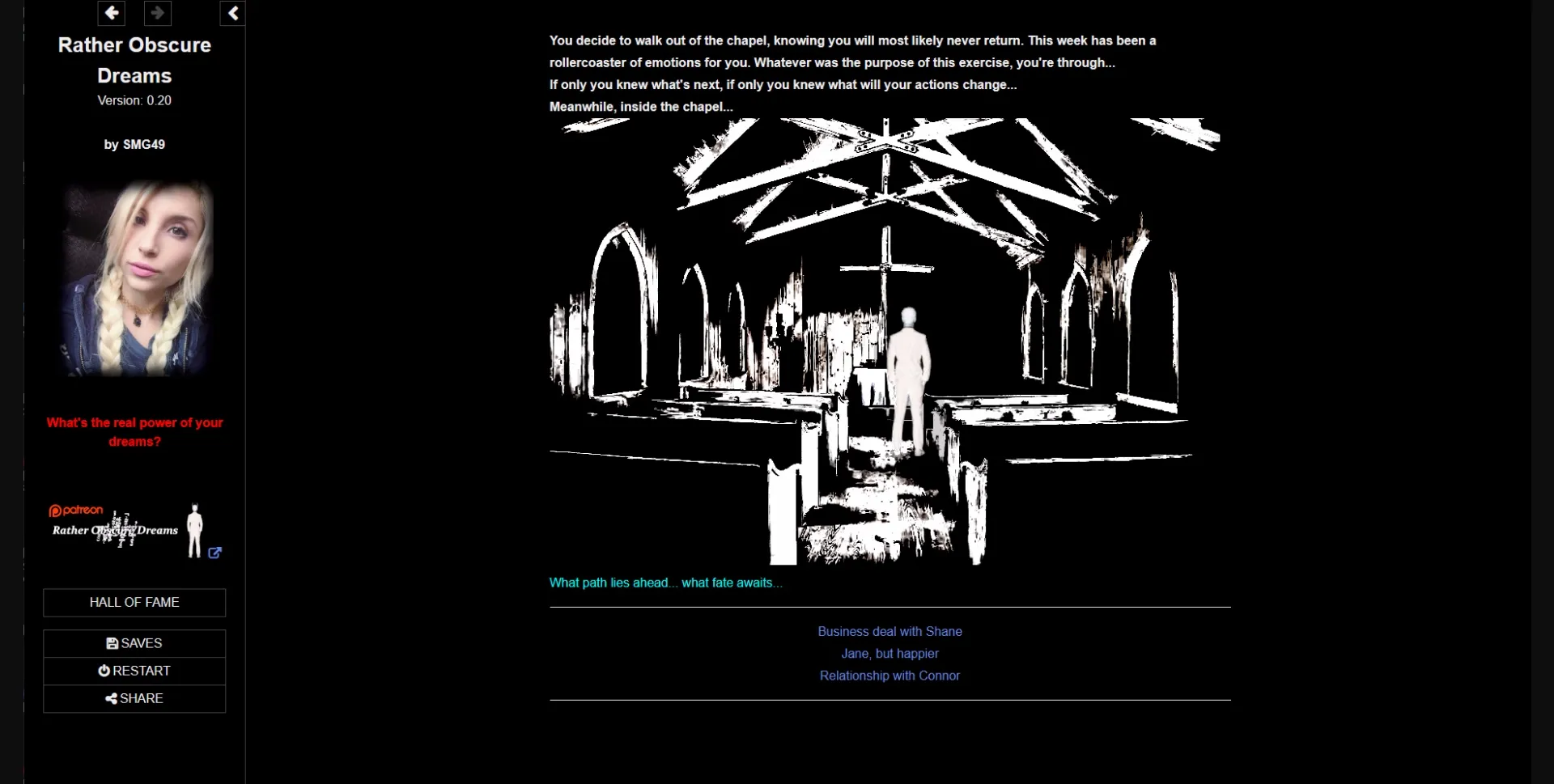 HTML Rather Obscure Dreams [v0.21] [SMG49] | Free Adult Games