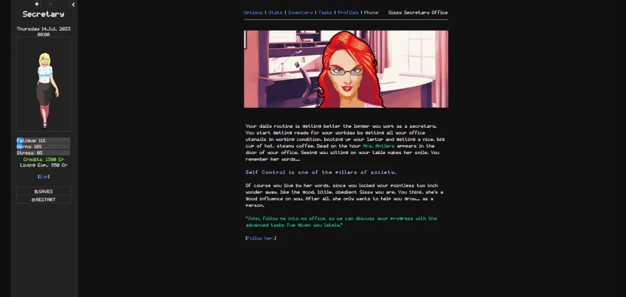HTML Secretary [v1.0.6.4] [Deedee] | Free Adult Games