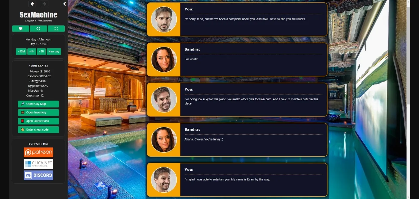 HTML SexMachine [Ch.2 v0.1.1] [SupremeAI] | Free Adult Games